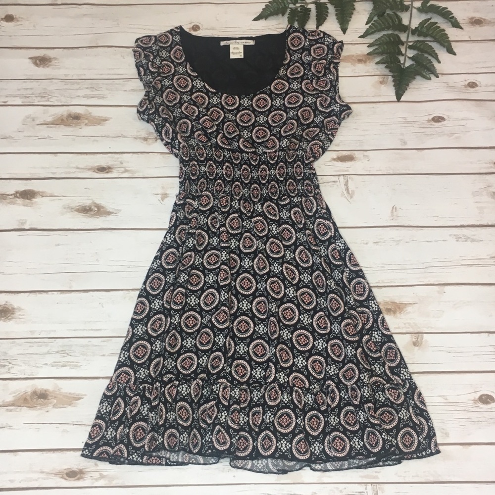 American Rag Fit & Flare Elastic Waist Dress - Size Small